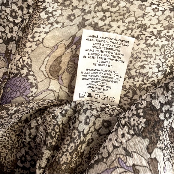 Chiffon floral tunic blouse - Picture 4 of 5